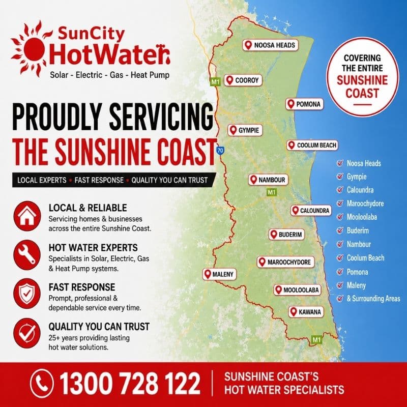 sunshine-coast-hot-water-installations-Maroochydore-Buderim-Mountain-Creek-Coolum-Noosa-Nambour-Sippy-Downs-hot-water-installations-leaking-hot-water-systems-Hot Water System installation-Hot-Water Service-Areas