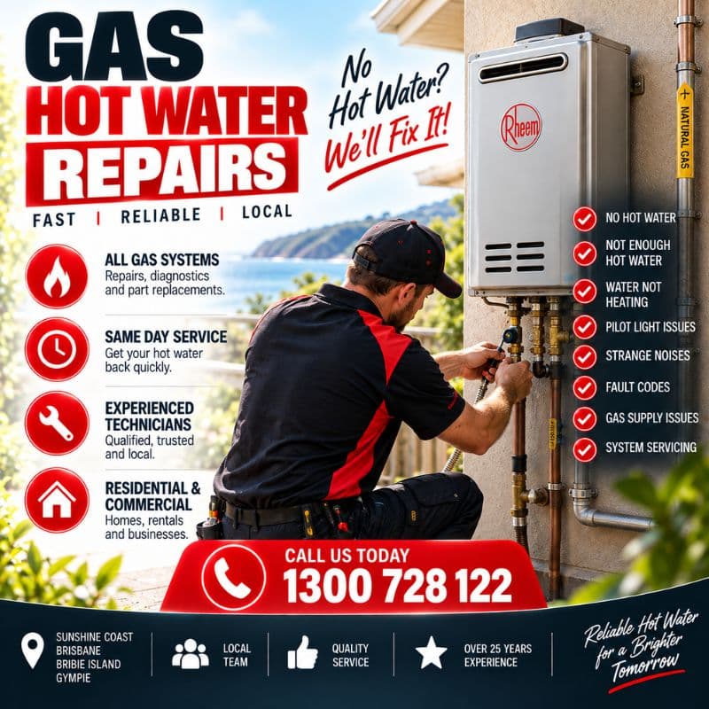 Gas Hot Water Repairs