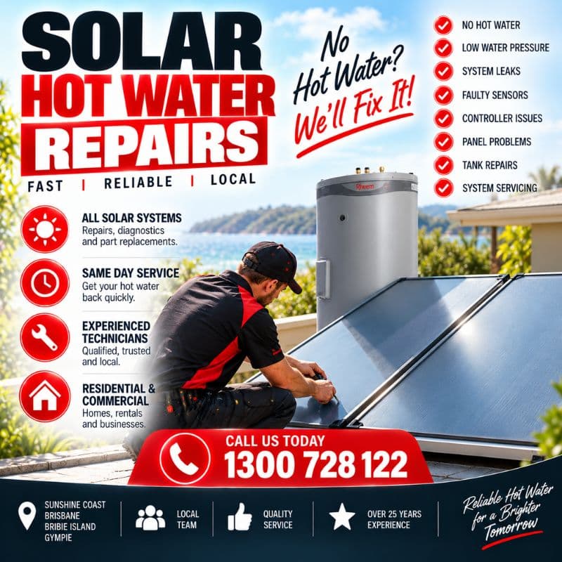 Solar Hot Water Repairs