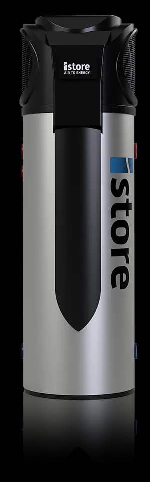 iStore 270L heat pump hot water system offering energy-efficient and reliable performance for households.